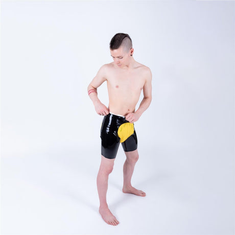 FIL-ABL - Rubber Shorts, Black/Semi-trans yellow from REGULATION.