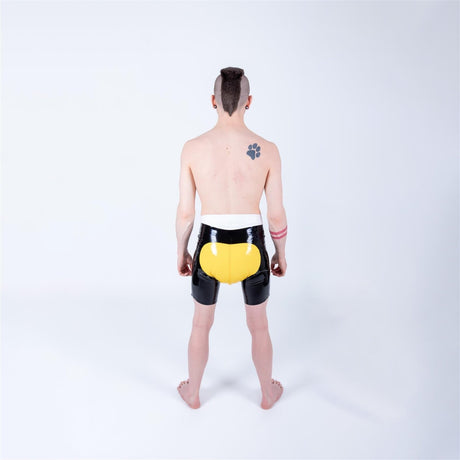 FIL-ABL - Rubber Shorts, Black/Semi-trans yellow from REGULATION.