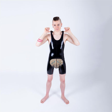 FIL-ABL - Rubber Singlet Suit // Made to Order from REGULATION.