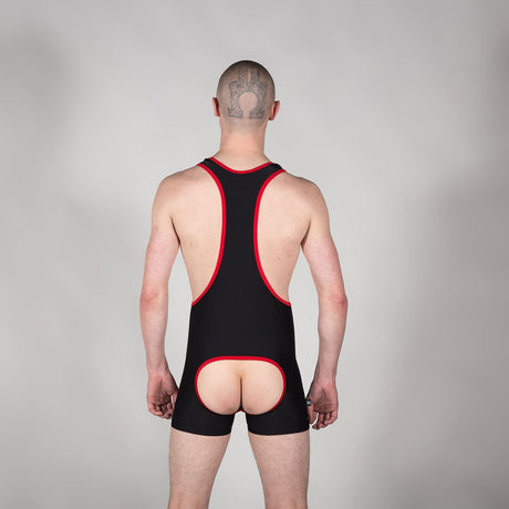 Fistbody Wrestler, Black/Red from BOXER Barcelona.