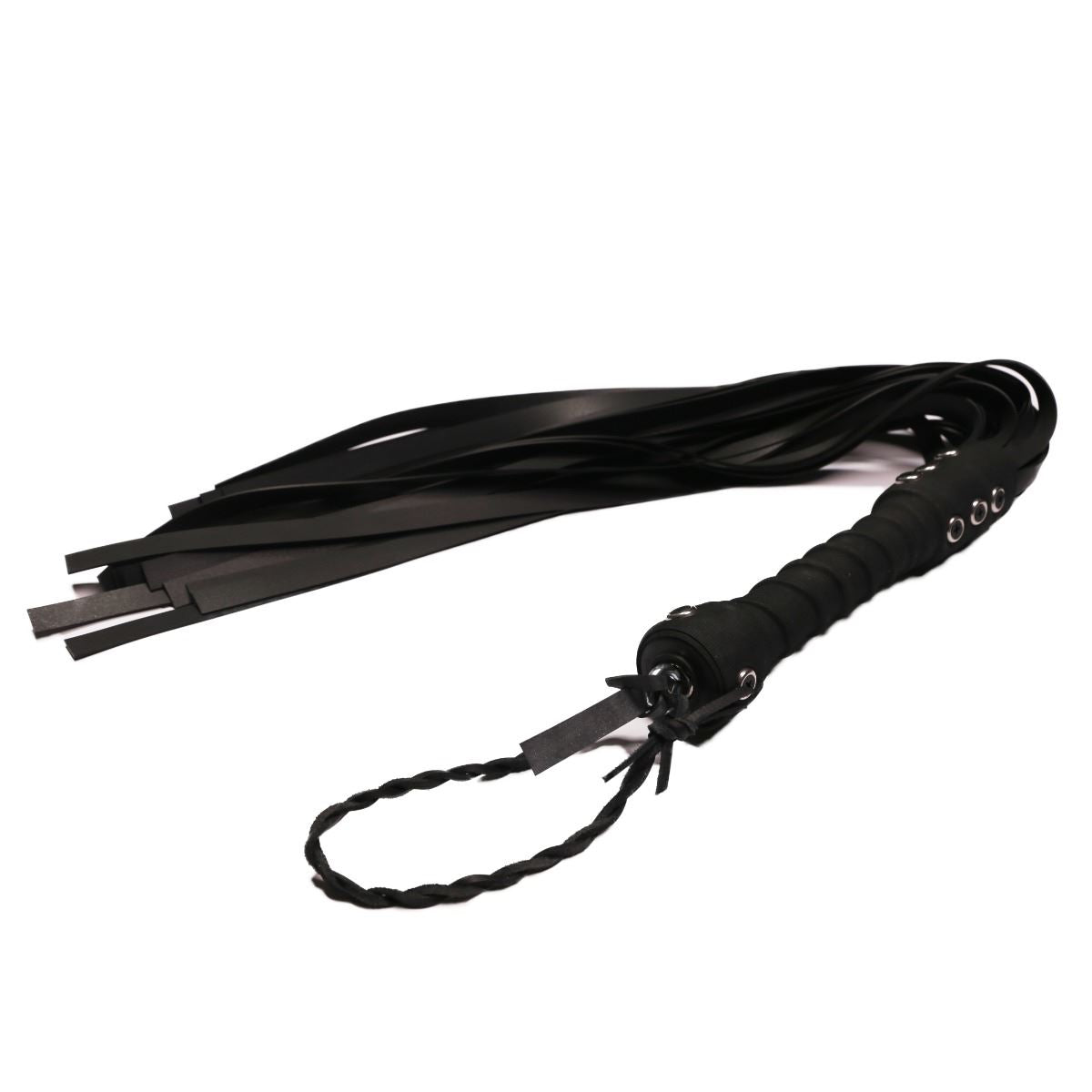 Full Size Flogger, Rubber, Pro Grip from Bare Leatherworks.