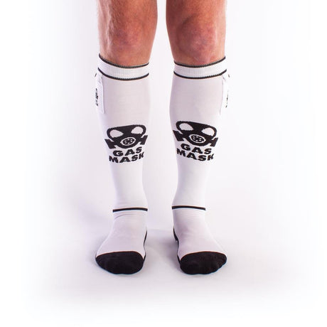 Gas Mask Party Socks with Pockets from Brutus.