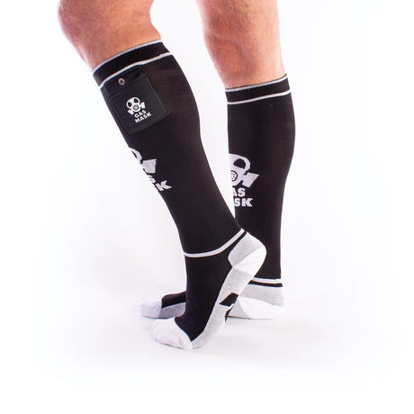 Gas Mask Party Socks with Pockets from Brutus.