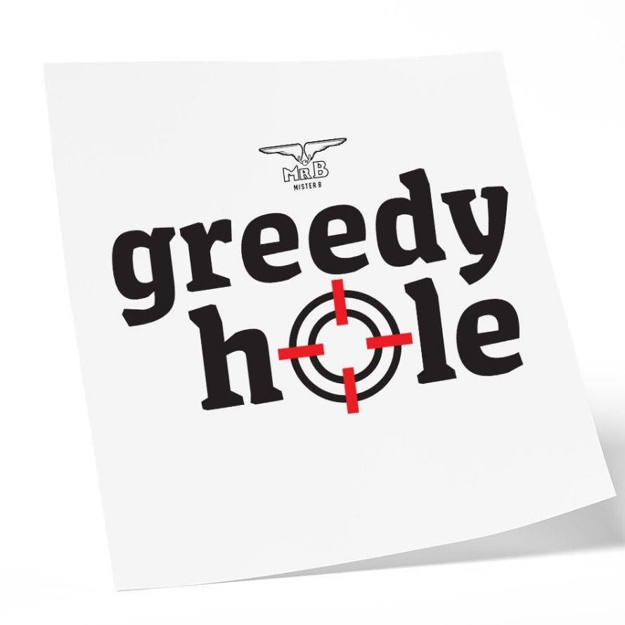 Greedy Hole, Temporary Tattoo from Mister B.
