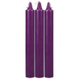 Japanese Wax Dripping Candles, Purple, 3 Pack from Doc Johnson.