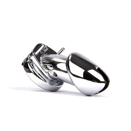 Large Metal Chastity, 3 Rings set from REGULATION.