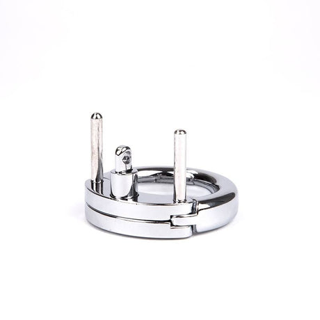 Large Metal Chastity, 3 Rings set from REGULATION.