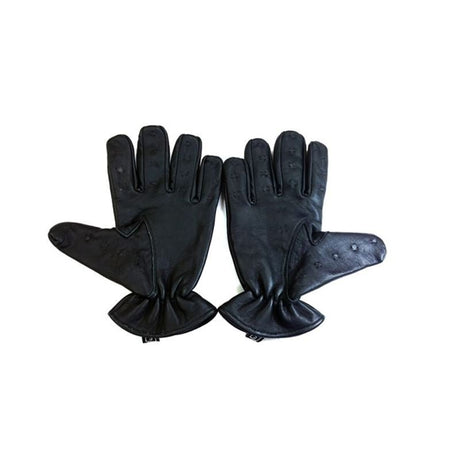 Leather Pin Prick "Vampire" Gloves from Fetters.