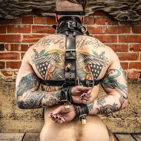 Leather Shoulder to Wrist Restraint from Mr S Leather.