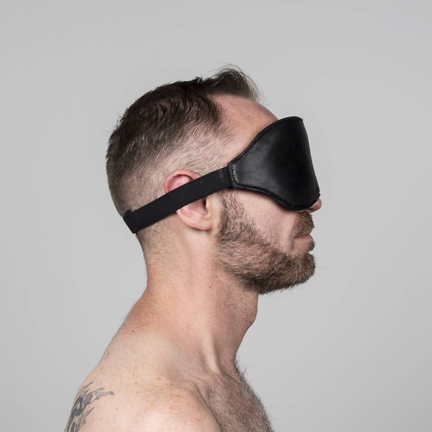 Leather Ultra Foam Blindfold from REGULATION.