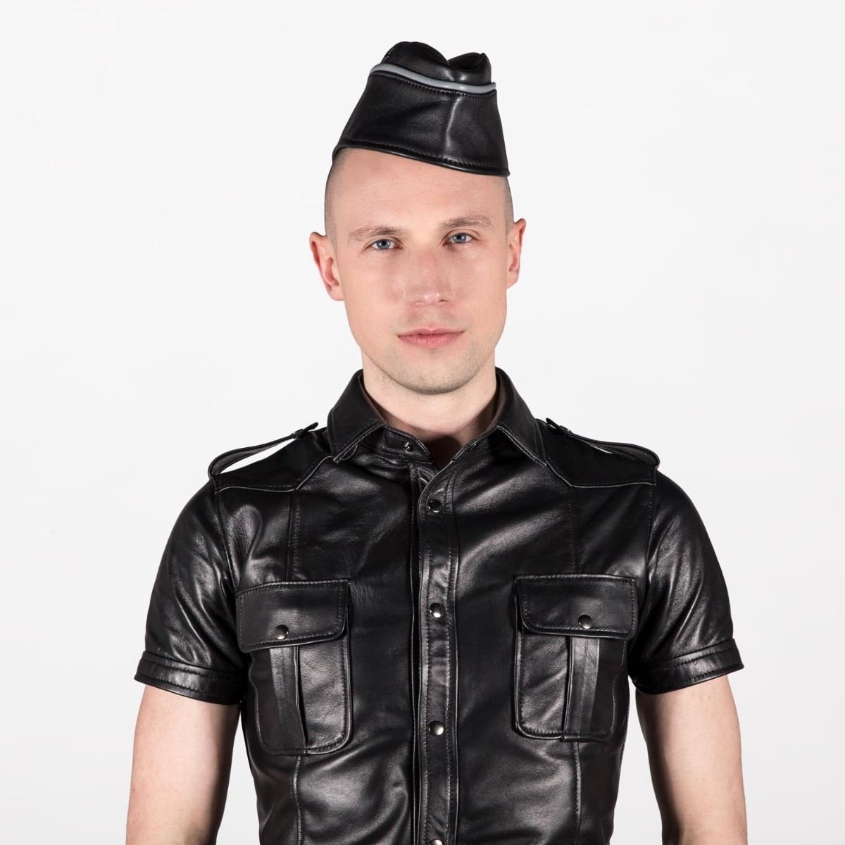 Leather Uniform Forage Cap // Made to Order from Rufstok.