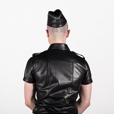Leather Uniform Forage Cap // Made to Order from Rufstok.
