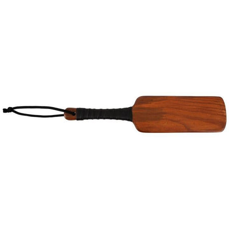 Leather Wrapped Spanker, Wooden Paddle from Zado.