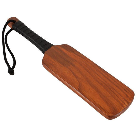 Leather Wrapped Spanker, Wooden Paddle from Zado.