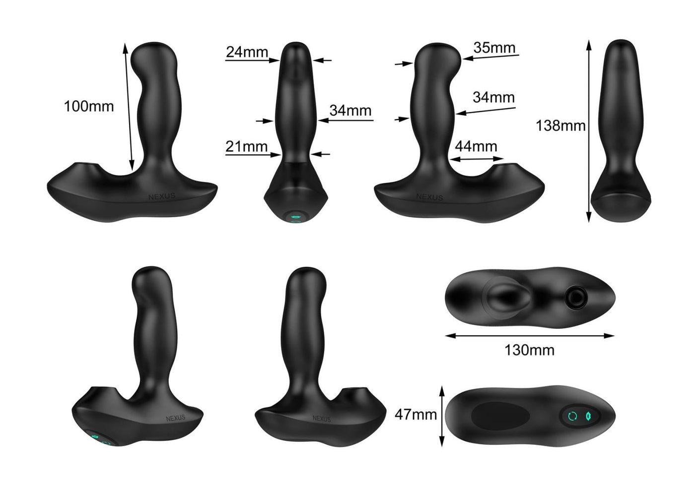 NEXUS Revo Air, Remote Controlled Massager with Suction from Nexus.