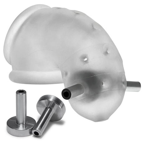 OXBALLS Airlock Electro Sheath, Clear Ice from Oxballs.