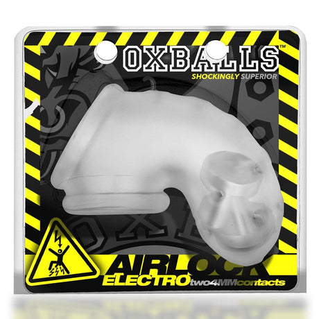 OXBALLS Airlock Electro Sheath, Clear Ice from Oxballs.