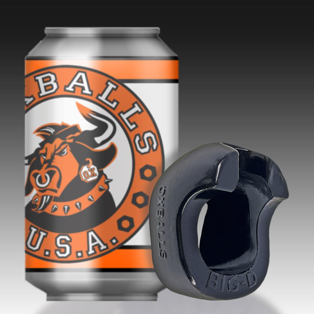 OXBALLS Big-D, Shaft Grip Cockring, Black from Oxballs.