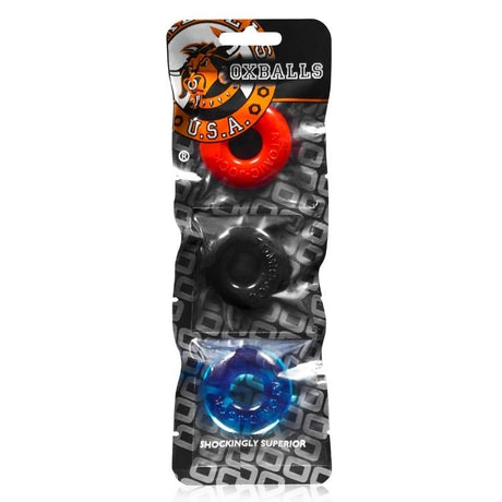 OXBALLS Ringer 3 Pack, Multi colour from Oxballs.