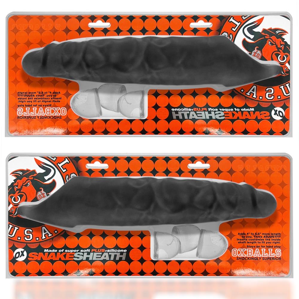 OXBALLS Snake, Cock Sheath, Black Ice from Oxballs.