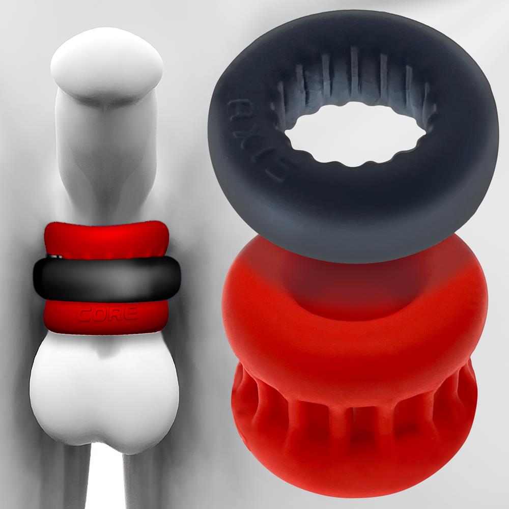 OXBALLS Ultracore, Core Ballstretcher with Axis Ring, Red Ice from Oxballs.
