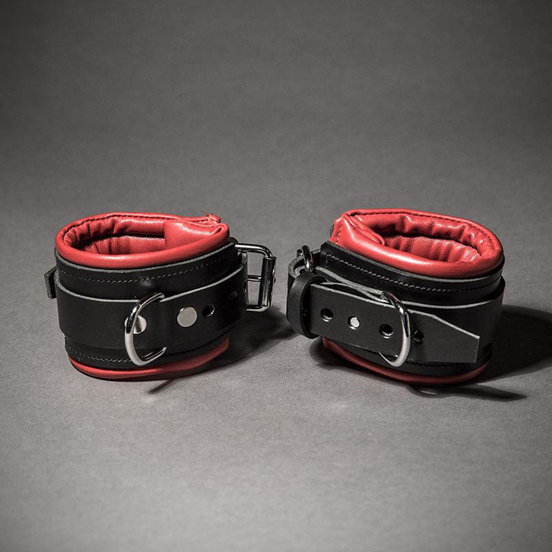 Padded Leather Ankle Cuffs from Fetters.