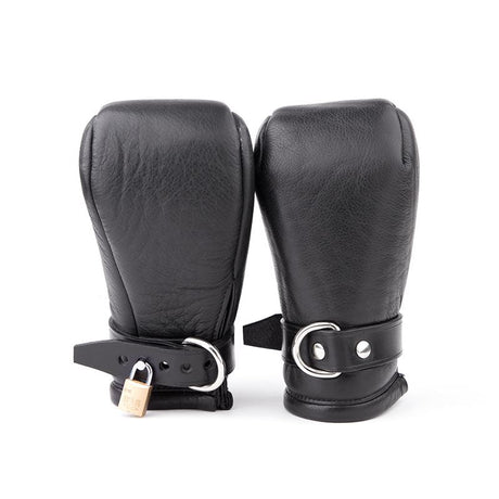 Padded Leather Fist Mitts from Fetters.