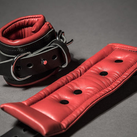 Padded Leather Wrist Cuffs from Fetters.