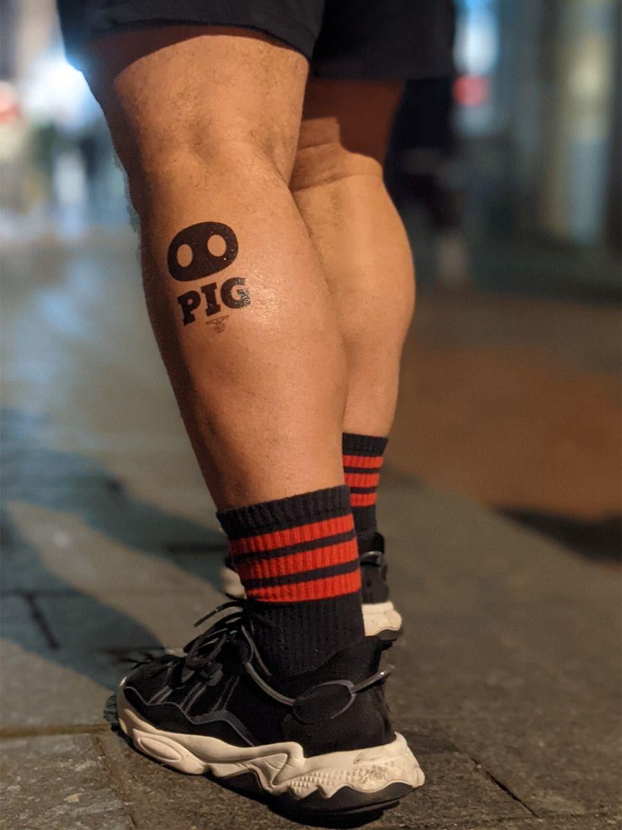 Pig, Temporary Tattoo from Mister B.