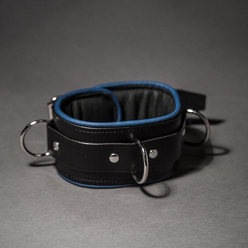 Piped Leather Collar from Fetters.