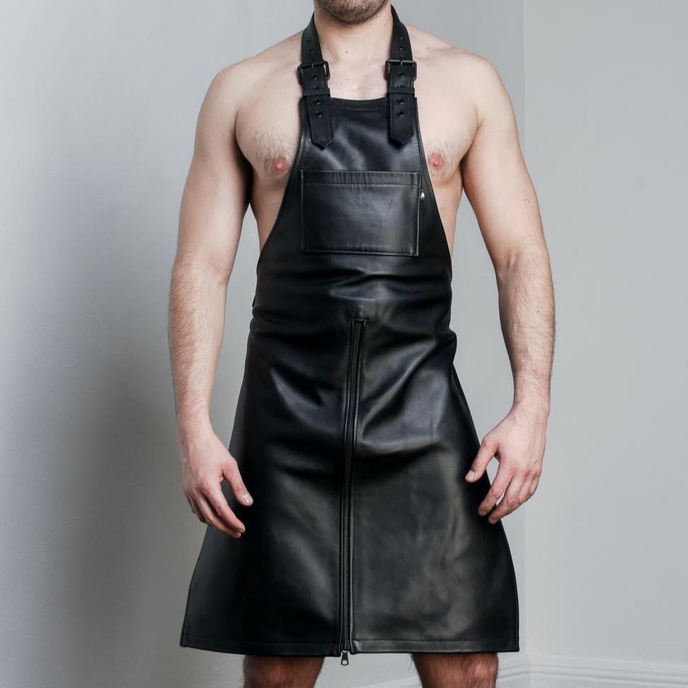 Pushrod Leather Apron from Rufstok.
