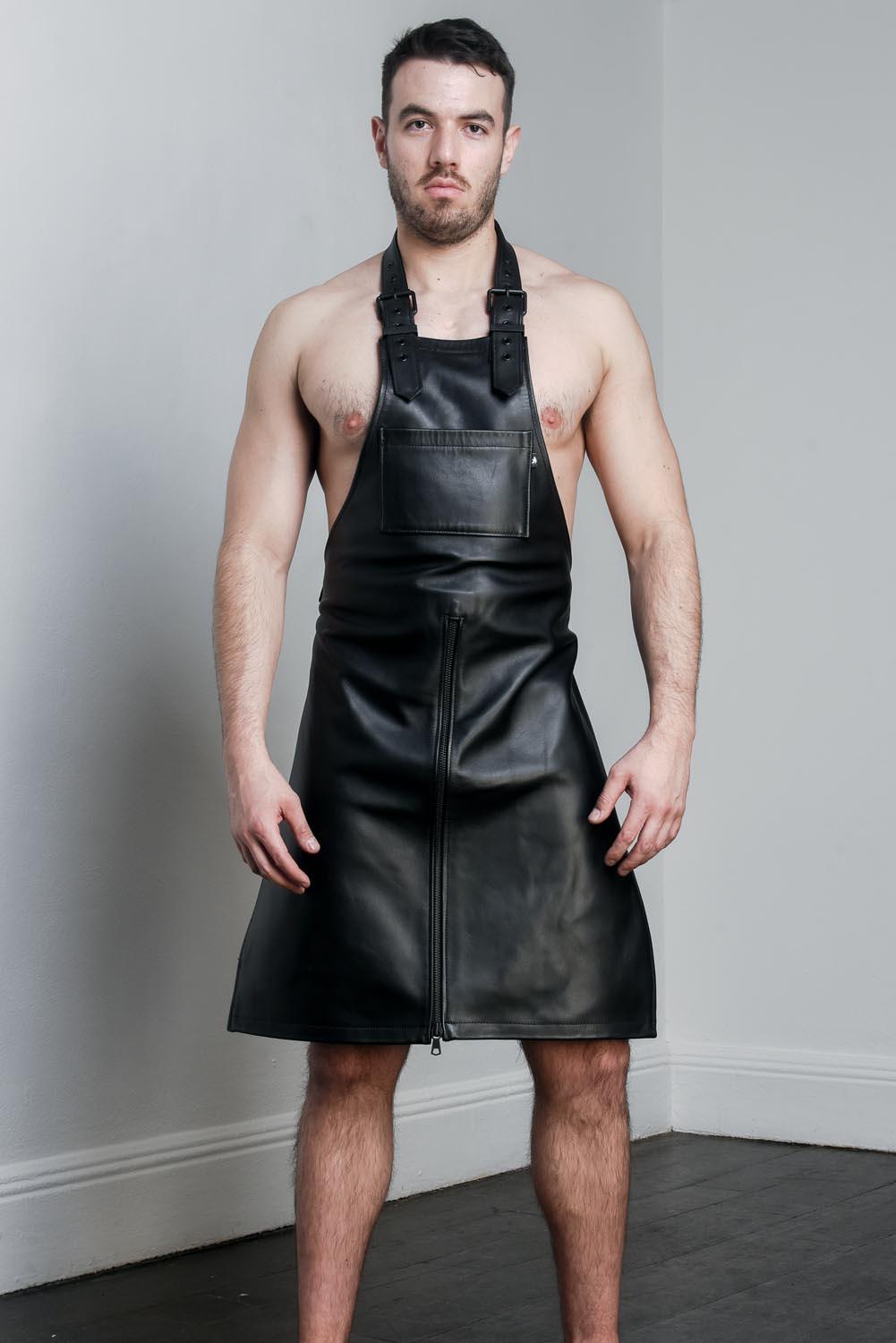 Pushrod Leather Apron from Rufstok.