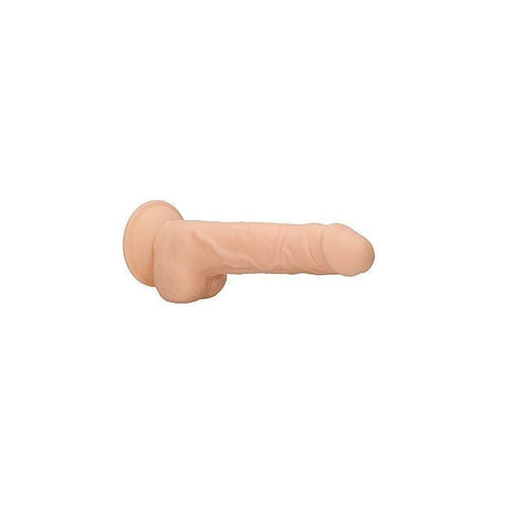 Realrock Silicone Dildo with Balls, 8.5", Dual Density, Flesh from Realrock.