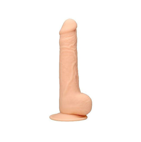 Realrock Silicone Dildo with Balls, 8.5", Dual Density, Flesh from Realrock.