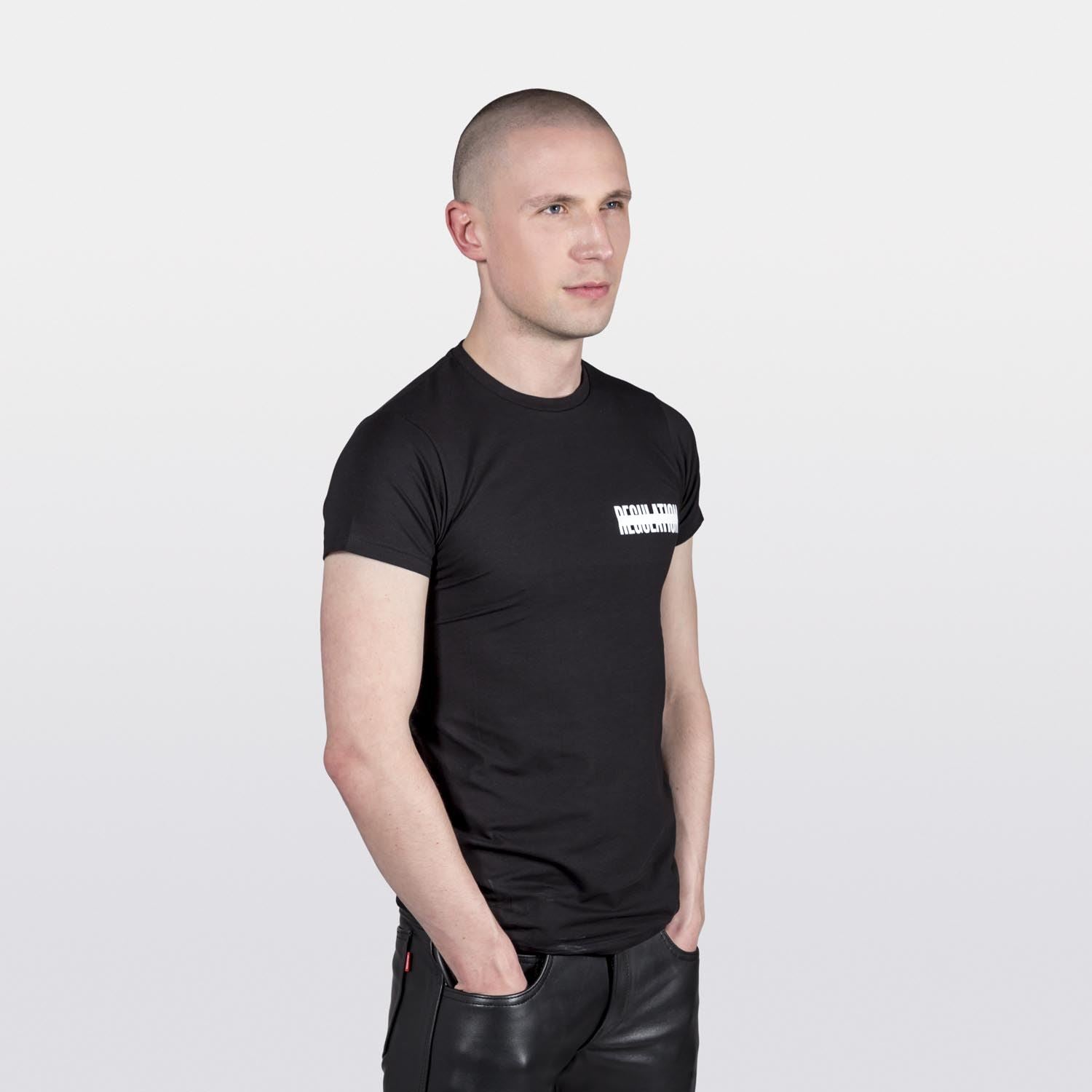 REGULATION Cotton Tee #19, Black from REGULATION.