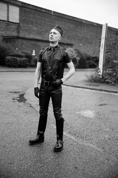 Riser Leather Waistcoat from Rufstok.