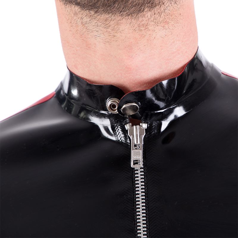 Rubber Biker Jacket // Made to Order from REGULATION.