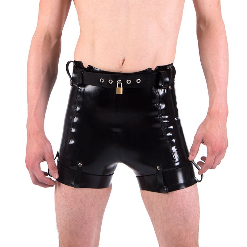 Rubber Chastity Shorts // Made to Order from REGULATION.