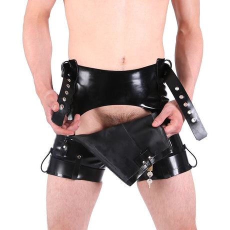 Rubber Chastity Shorts from REGULATION.