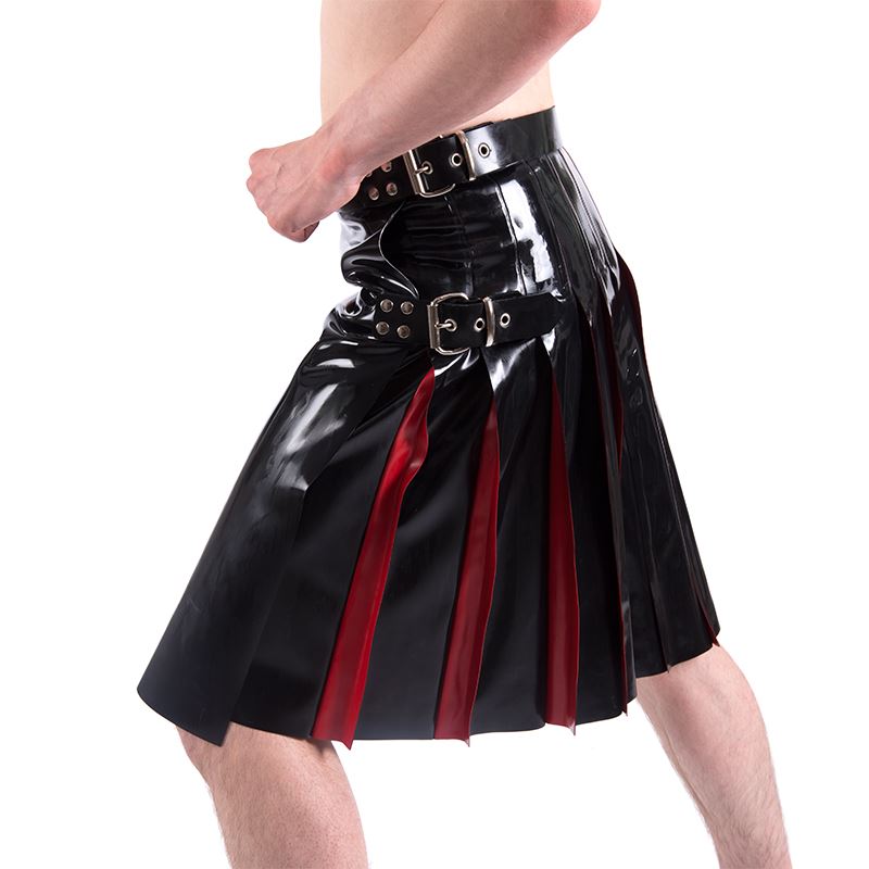 Rubber Pleated Kilt from REGULATION.