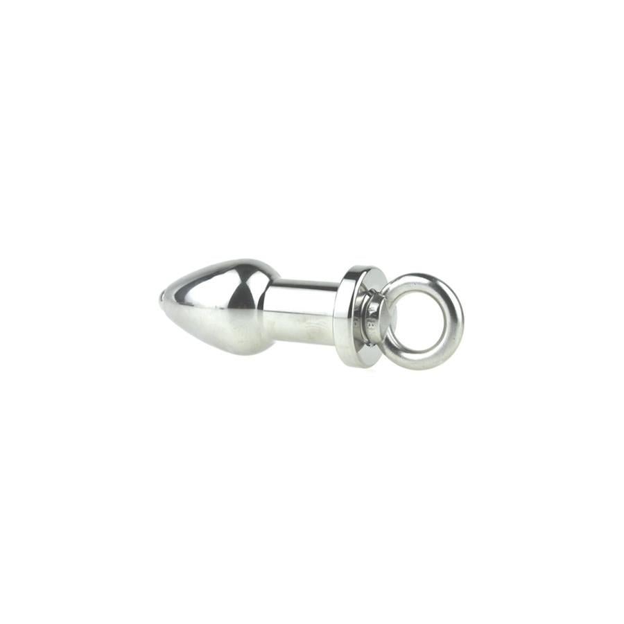 stainless steel anal plug Screw Shut Anal Tunnel Plug, Stainless Steel