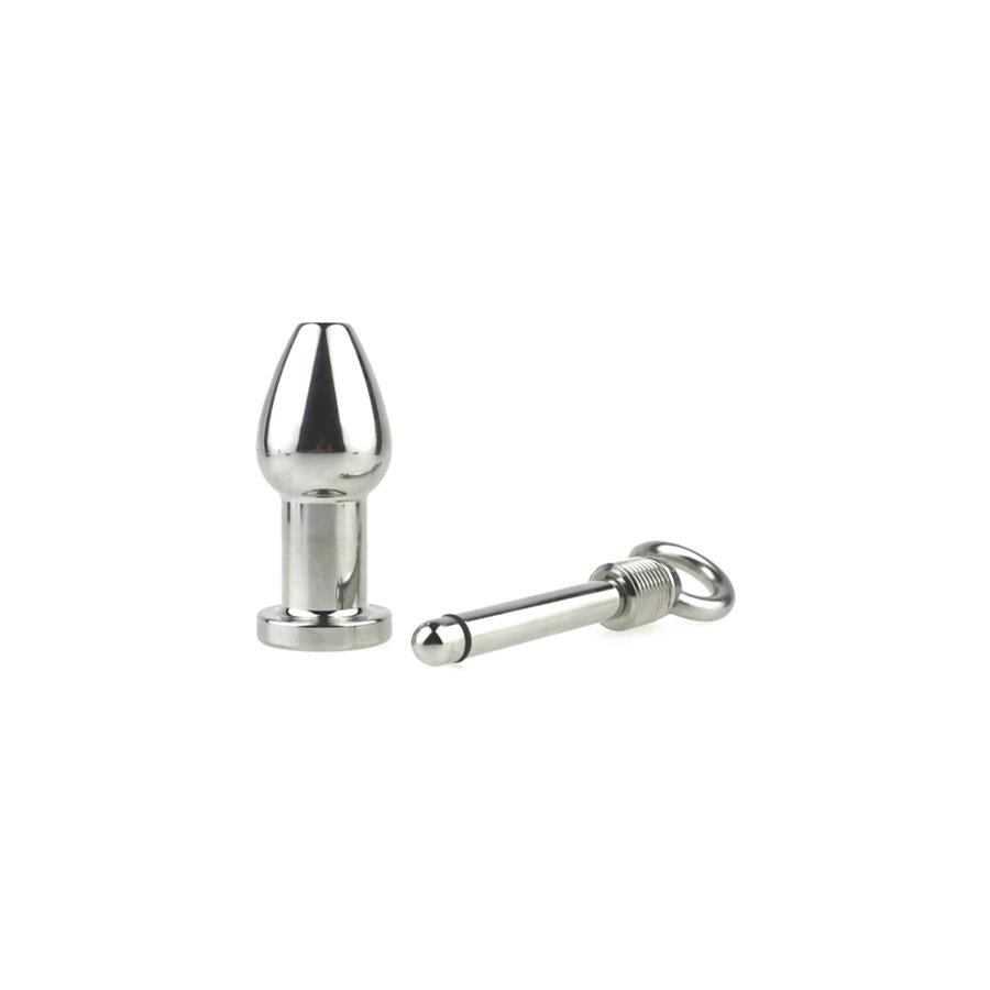 Screw Shut Anal Tunnel Plug, Stainless Steel | REGULATION Screw Shut Anal Tunnel Plug, Stainless Steel | REGULATION