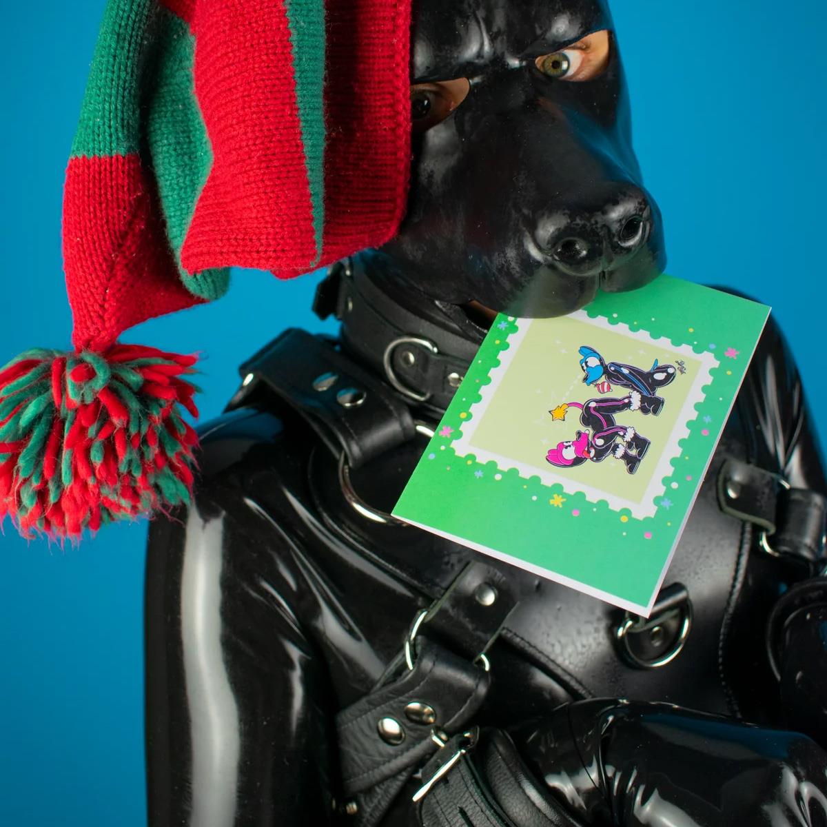 "Sex Dogs" Xmas Card Pack from James Newland Illustration.