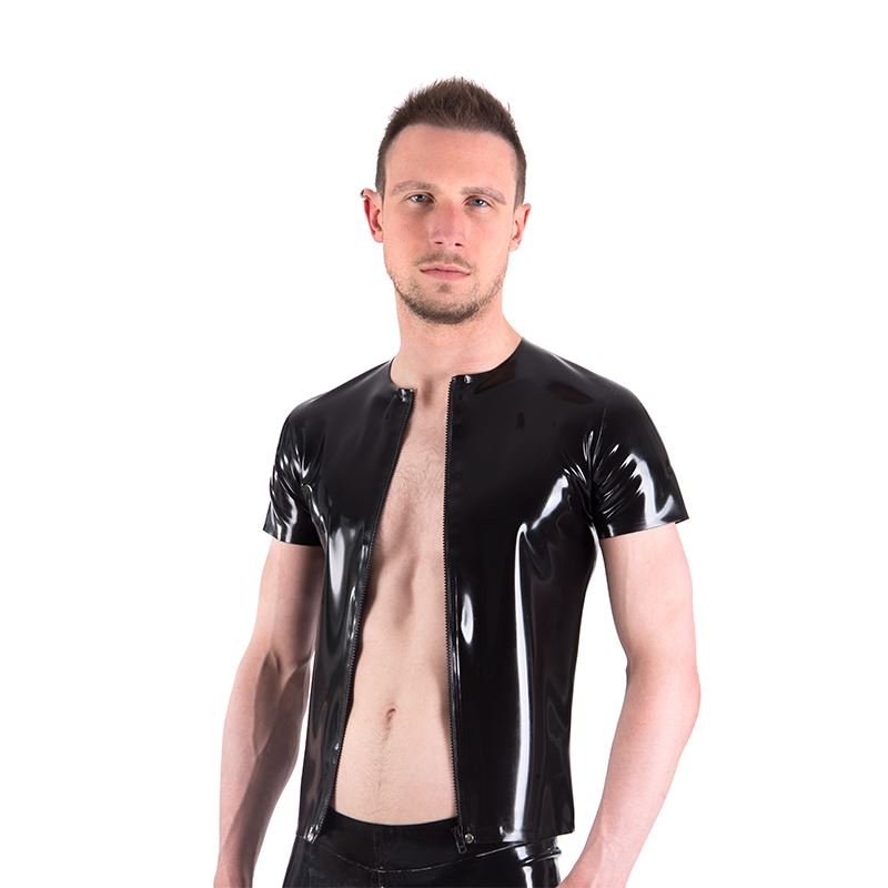 Short Sleeve Rubber T-Shirt, Front Zip from REGULATION.