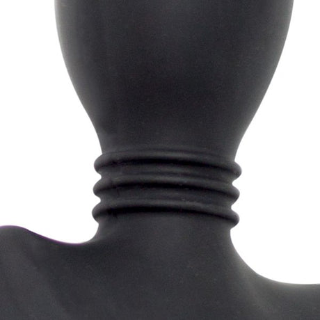 Silicone Ribbed Butt Plug, Large from Titus.