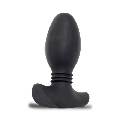 Silicone Ribbed Butt Plug, Large from Titus.