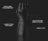 Ultra Enforcer, Lined Leather Gauntlet Gloves from Tough Gloves.