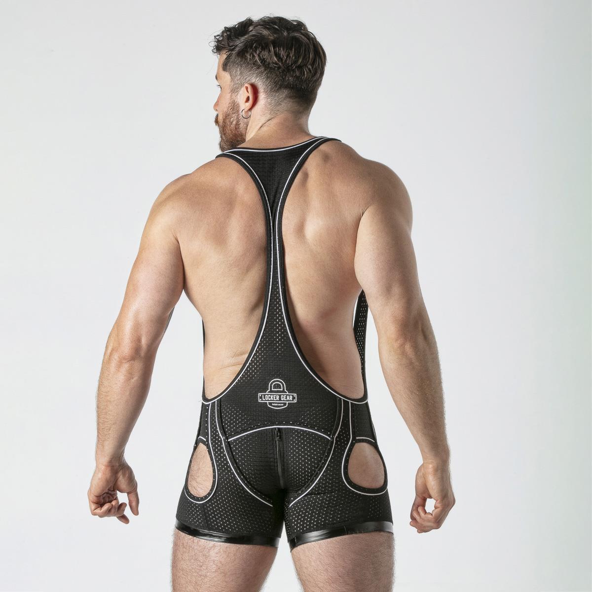Watch It Singlet, White from Locker Gear.